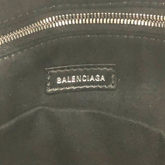 BALENCIAGA logo Backpack Canvas White - Picture 6 of 12